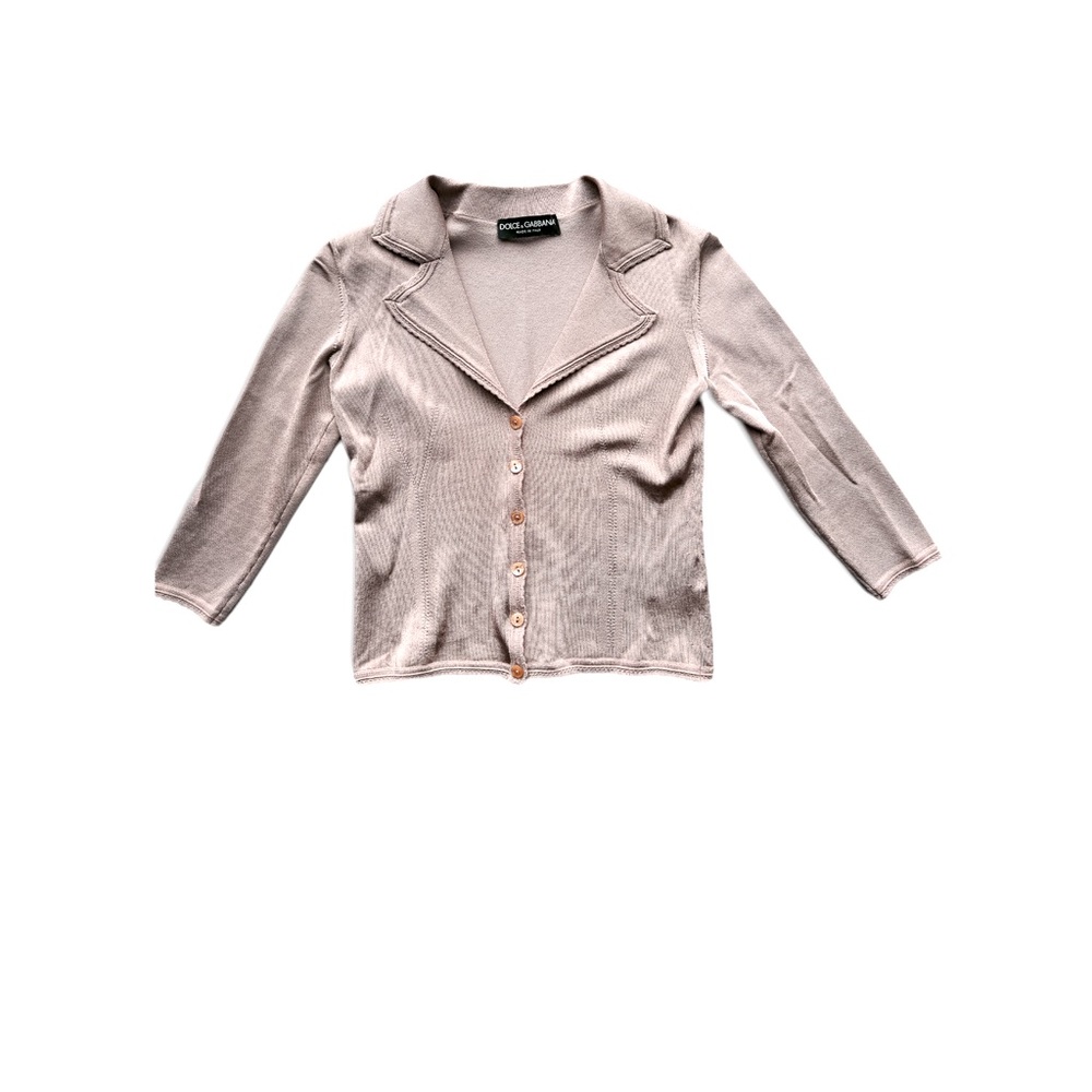 🤍 Dolce & Gabbana Nude Pink Light Cardigan 🤍